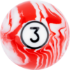White Marble Replacement Ball - #3